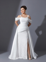 Свадебный комплект-трансформер с отдельной пышной юбкой