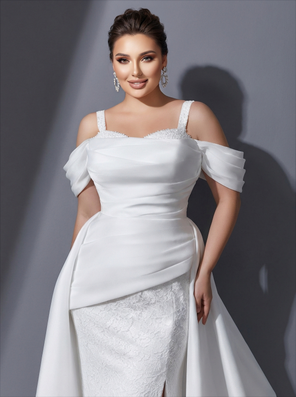 Свадебный комплект-трансформер с отдельной пышной юбкой