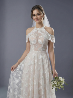 Элегантное свадебное платье А-силуэта — изображение 2