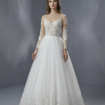 Свадебное платье романтичная модель А-силуэта