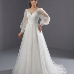 Элегантное свадебное платье в стиле современной классики