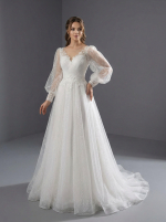 Элегантное свадебное платье в стиле современной классики