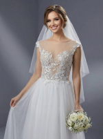 Свадебное платье в классическом стиле А-силуэта — изображение 2