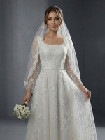 Свадебное платье в классическом стиле А-силуэта — изображение 2