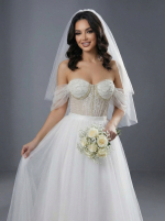 Элегантное свадебное платье А-силуэта — изображение 3