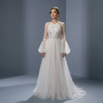 Свадебное платье А-силуэта