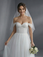 Элегантное свадебное платье А-силуэта — изображение 3