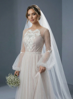 Свадебное платье А-силуэта — изображение 3