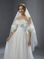 Cвадебное платье воздушная и романтичная модель А-силуэта — изображение 3