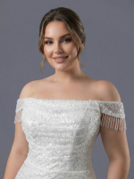 Элегантное свадебное платье силуэта «русалка» — изображение 3