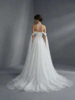 Элегантное свадебное платье А-силуэта — изображение 4