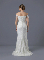 Элегантное свадебное платье силуэта «русалка» — изображение 4