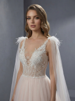 Элегантное свадебное платье А-силуэта — изображение 5