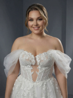 Элегантное свадебное платье А-силуэта — изображение 2