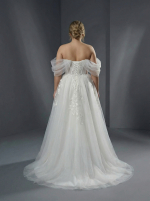 Элегантное свадебное платье А-силуэта — изображение 3