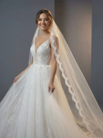 Элегантное свадебное платье А-силуэта — изображение 4