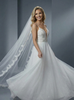 Элегантное свадебное платье А-силуэта — изображение 4