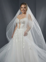 Элегантное свадебное платье А-силуэта — изображение 4