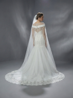 Элегантное свадебное платье силуэта «русалка» — изображение 4