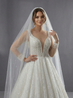 Элегантное свадебное платье А-силуэта — изображение 4