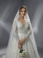 Свадебное платье классического А-силуэта — изображение 4