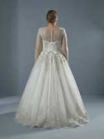 Элегантное свадебное платье А-силуэта — изображение 2