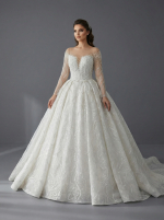 Пышное свадебное платье силуэта «принцесса»