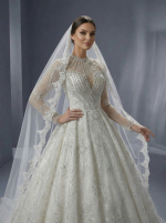 Роскошное свадебное платье королевского бального силуэта. — изображение 4