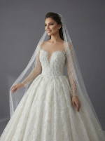 Пышное свадебное платье силуэта «принцесса» — изображение 3