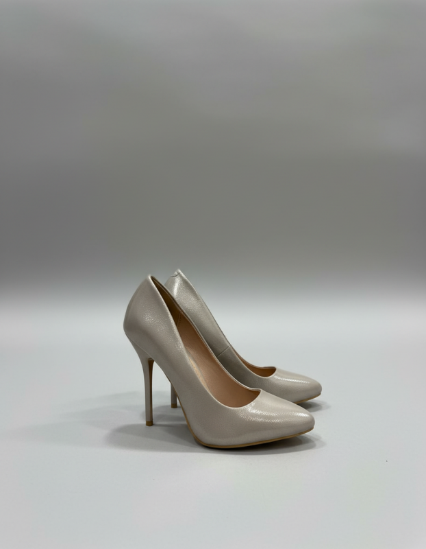 Туфли серебристые