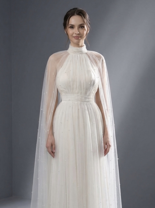 Элегантное свадебное платье в стиле «современная классика» с элементами романтизма