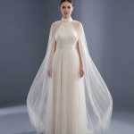 Элегантное свадебное платье в стиле «современная классика» с элементами романтизма